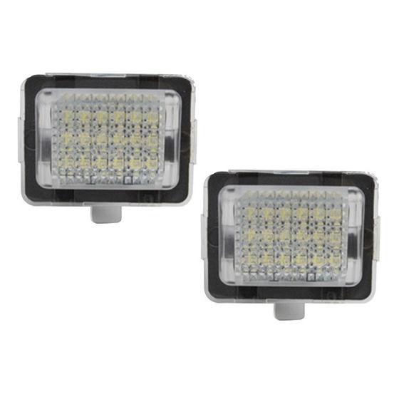 Plafones led 12V para iluminar la matrícula