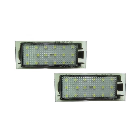 Plafones led 12V para iluminar la matrícula